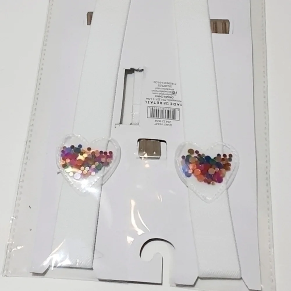 Glitter Heart Suspenders Take Pride